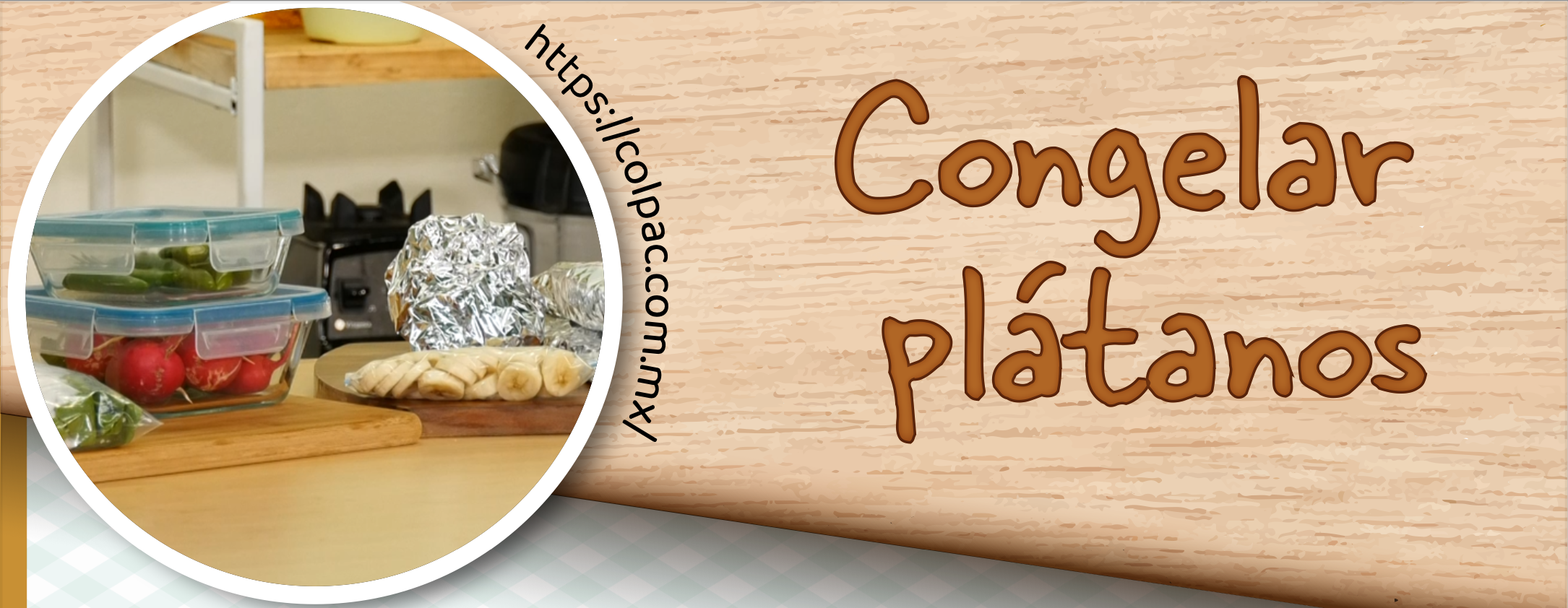 Congelar plàtanos