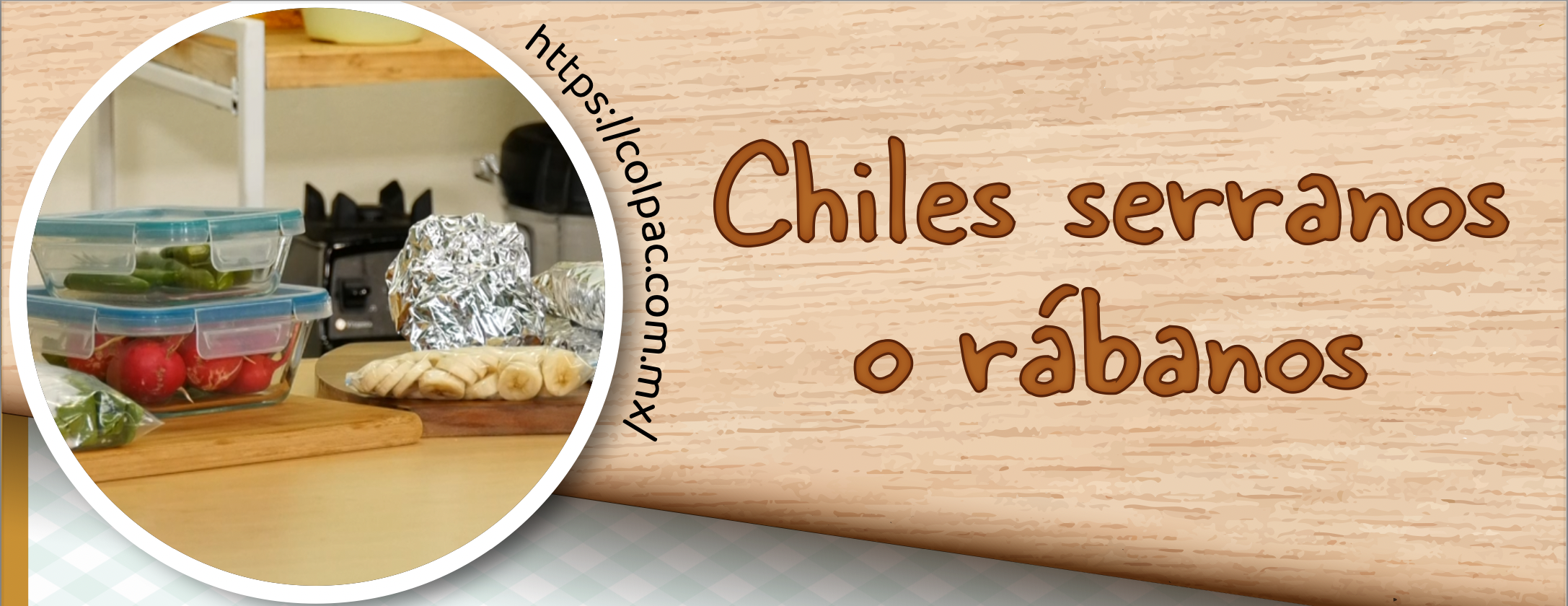 Chile serrano o ràbanos